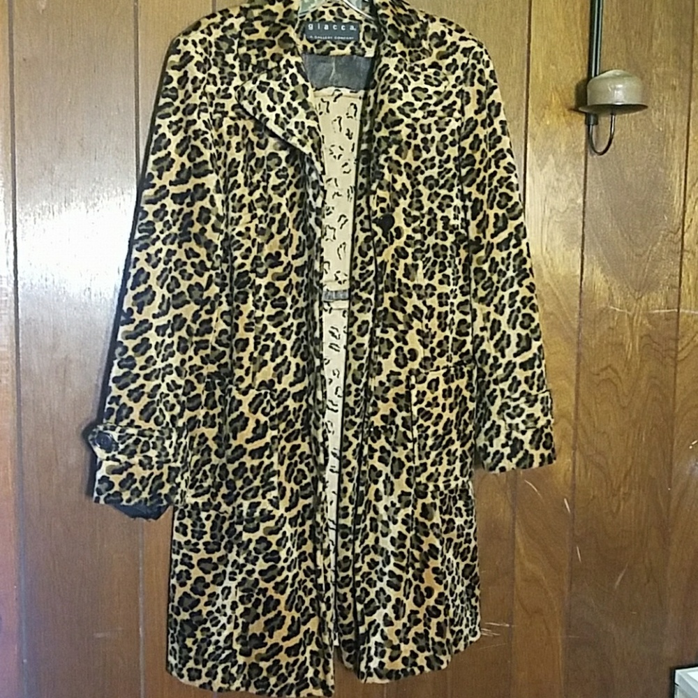 Leopard print jacket